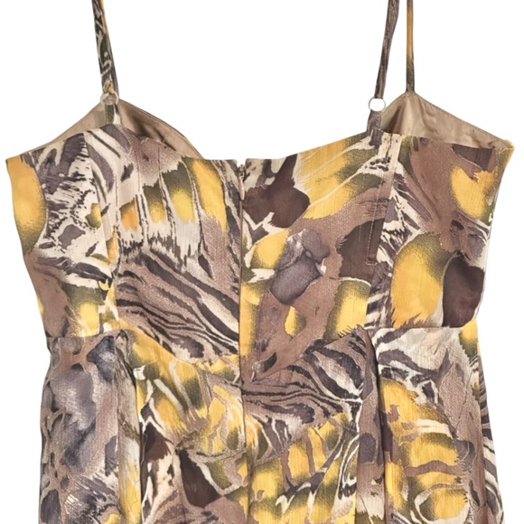 Marciano Abstract Animal Print Silk Mini Dress M - Picture 9 of 11